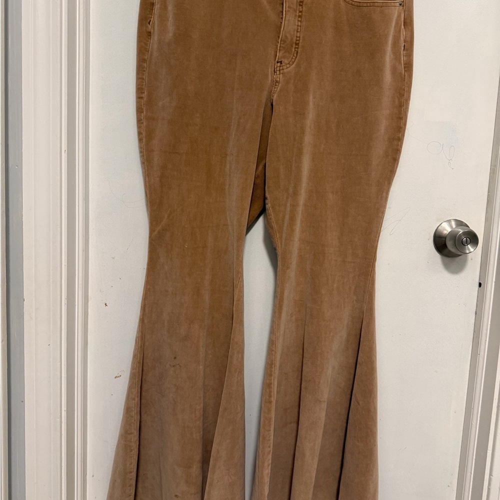 We The Free Tan Wide Leg Pants
